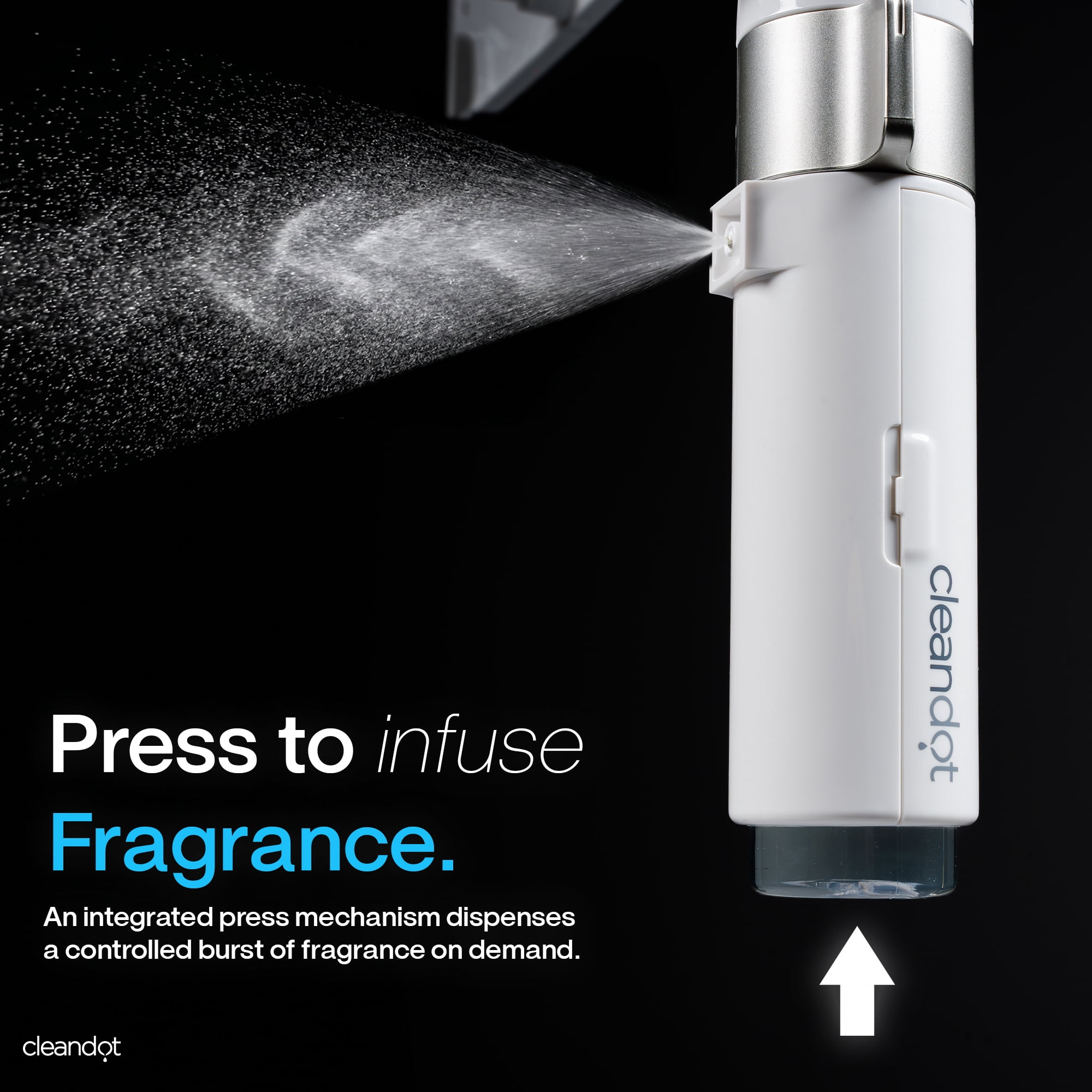 Bidet Attachment for Toilet, Scented Bidet with Fragrance Spray, Self Cleaning and Retractable Bidet Sprayer with Ajustable Pressure, Frontal & Rear Wash Non Electric Bidet for Toilet Seat (Lemon)