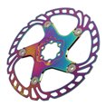 thumbnail image 4 of 6 Nail Bike Floating Rotor,Bike High Hardness Floating Rotor Colorful 6 Nails Mountain Bike Disc Brake Rotor, 4 of 8