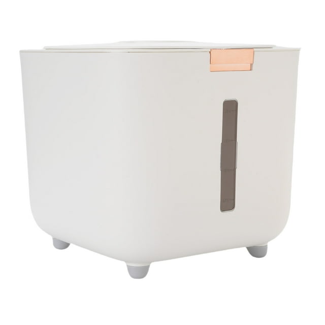 Dispensador De Arroz, Dispensador De Arroz Multiusos, Ventana Transparente De 11 Libras, Un Grifo Con Taza Para El Hogar