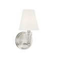 thumbnail image 3 of Trade Winds Bianca 1-Light Wall Sconce in Brushed Nickel, 3 of 4
