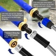 thumbnail image 3 of Jethose Pressure Washer, 2-in-1 High Pressure Power Washer for House, 2025 Upgraded Jet Nozzle for Garden Hose Power Washer Wand with 2 Different Tips, Quick Connectors and Gloves, 18 Inch, 3 of 5