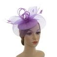 thumbnail image 2 of Ladies Flower Veil Fascinators Cocktail Tea Party Wedding Headwear, 2 of 8
