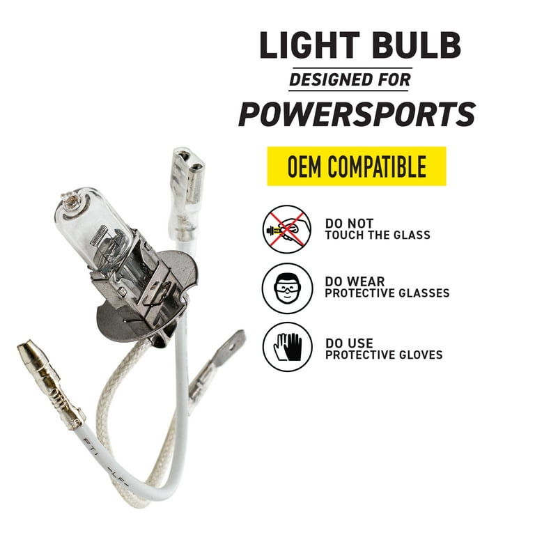 Niche H3 Headlight for Polaris Scrambler 500 4030056 ATV 2 Pack 