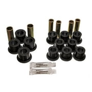 Energy Suspension 06/86-97 Nissan 720/Hardbody P/U 4WD Black Front Leaf Spring Bushing Set Fits select: 1995,1997 NISSAN TRUCK KING CAB SE/KING CAB XE