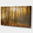 thumbnail image 2 of Forêt d'Automne Épaisse avec Brouillard - Impression sur Toile, 2 of 4