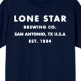 thumbnail image 2 of Lone Star Brewing Co. San Antonio, 1884 Men’s Navy Blue Short Sleeve Tee, 2 of 3