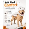 thumbnail image 2 of Pet Dinosaur Costume, Soft Plush T-Rex Skeleton Halloween Costume for Dogs | Cosplay Clothes for Medium & Large Dog and Cats Funny Adorable Glow-in-the-Dark Dino Outfits Big Breeds For Party Family, 2 of 7