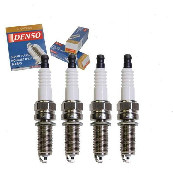 4 pc DENSO Standard U-Groove Spark Plugs compatible with Kia Sportage 2.0L L4 2015-2017