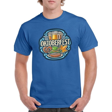 Oktoberfest Food And Drinks T-Shirt Men -Image by Shutterstock Male 5X-Large