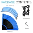 thumbnail image 5 of SereneLife Saucer Swing with Hang Kit, Outdoor Tree Swing with Swivel Spinner for Kids (Blue), 5 of 8