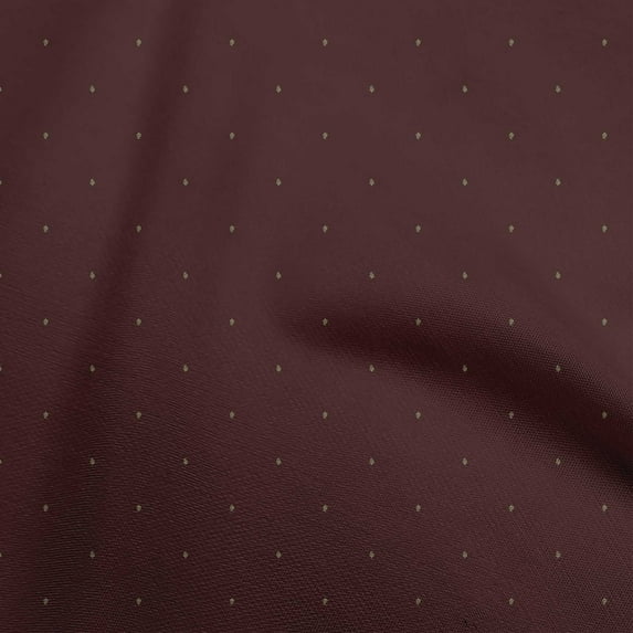 oneOone Cotton Silk Chocolate Brown Fabric Abstract Small Leaf Sewing Fabric By The Yard Printed Diy Clothing Sewing Supplies 42 Inch Wide