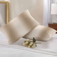 thumbnail image 2 of Khaki Ombre Lumbar Pillow Covers 20x12 Inch Set of 2, Farmhouse Beige Gradient Modern Art Waterproof Outdoor Pillow Covers, Decorative Cushion Pillowcases for Couch, Sofa, Bed, Garden, Patio, 2 of 9