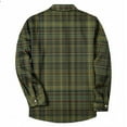 thumbnail image 4 of FDGIU Men's Flannel Shirt 2025 - Long Sleeve Button Down Plaid, Soft Fall Winter Casual Top, 4 of 5