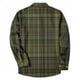 thumbnail image 4 of Blusa y camisa de manga larga con cuello vuelto para hombre, informal, a la moda, con botones, estampado a cuadros, blusa elástica de manga larga con cuello vuelto, blusa de poliéster para hombre, 4 of 5
