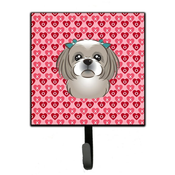 Gray Silver Shih Tzu Leash or Key Holder