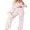 Pink, variant on JYYYBF Women Christmas Pajamas Lounge Set Santa Christmas Tree Print Long Sleeve Tops and Pants 2 Piece Loungewear Outfits