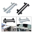 thumbnail image 2 of Under Desk Slider Track Keyboard Tray Slides Adjustable Sliding Cabinet Pull Out ,Easy Installation, 2 of 7