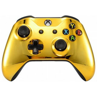 White/golden PS5 PRO Custom UN-MODDED Controller Exclusive 
