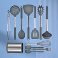 thumbnail image 5 of 12PCS Kitchen Cooking Utensil Set Silicon Non Slip Kitchen Gadgets Essential Cookware Tools with Rotatable Holder for Home Dark Gray, 5 of 5