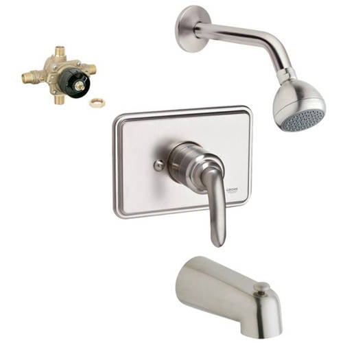 Chrome Grohe K19268-35015R-000 Kensington Tub and Shower Valve Kit