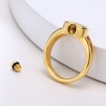 thumbnail image 3 of Heart Urn Ring for Ashes Print Photo Perfume Free Engrave 14K Yellow Gold Rings Ash Locket Memorial Keepsake Jewelry, 3 of 8