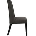 thumbnail image 2 of Modern Contemporary Urban Design Dining Kitchen Room Side Chair, Set of Two, Fabric, Brown, 2 of 4