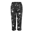 thumbnail image 4 of WILLBEST Pantalones Casuales para Mujer con Estampado de Patrón, Cintura Elástica, Ligeros, Transpirables, de Lino, Cómodos y elegantes para Uso Diario. Mediana, 4 of 5