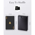 thumbnail image 5 of Poker Playing Cards - Waterproof Plastic Black Diamond Novelty Playing Cards 54 Playing Cards, 5 of 5
