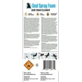 thumbnail image 3 of Seal Spray Green Foam SEALG12GC: Eco-Friendly, Flexible Curing, Gasket Foam for Gaps and Cracks - Pack of 12 Cans, Gun, and Cleaner, 3 of 5
