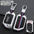 thumbnail image 1 of Car Key Fob Cover Case Protector Zinc Alloy Flip Key Case Cover Holder For Jeep Wrangler JT Gladiator Remote Fob, 1 of 11