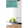 thumbnail image 2 of Ambesonne Abstract Geometry Valance Pack of 2, Random Motifs, 42"X18", Sky Blue Yellow Green, 2 of 3
