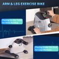 thumbnail image 2 of Portable Mini Pedal Cycling Exerciser Stationary Bike Indoor Fitness LCD Display, 2 of 9