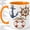 Orange, variant on Nautical Anchor Accent Mug, 11oz Ceramic Coffee Cup for Ocean Lovers
