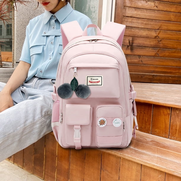 Bolsa Nylon College Middle High School Mochila Mochila escolar de gran capacidad Mochila JShteea Para Estrenar