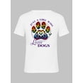 thumbnail image 2 of Women's Plus Size Casual Printed Short Sleeve T-Shirt Summer Crew Neck Tops 100%Cotton Women Clothing, 2 of 7