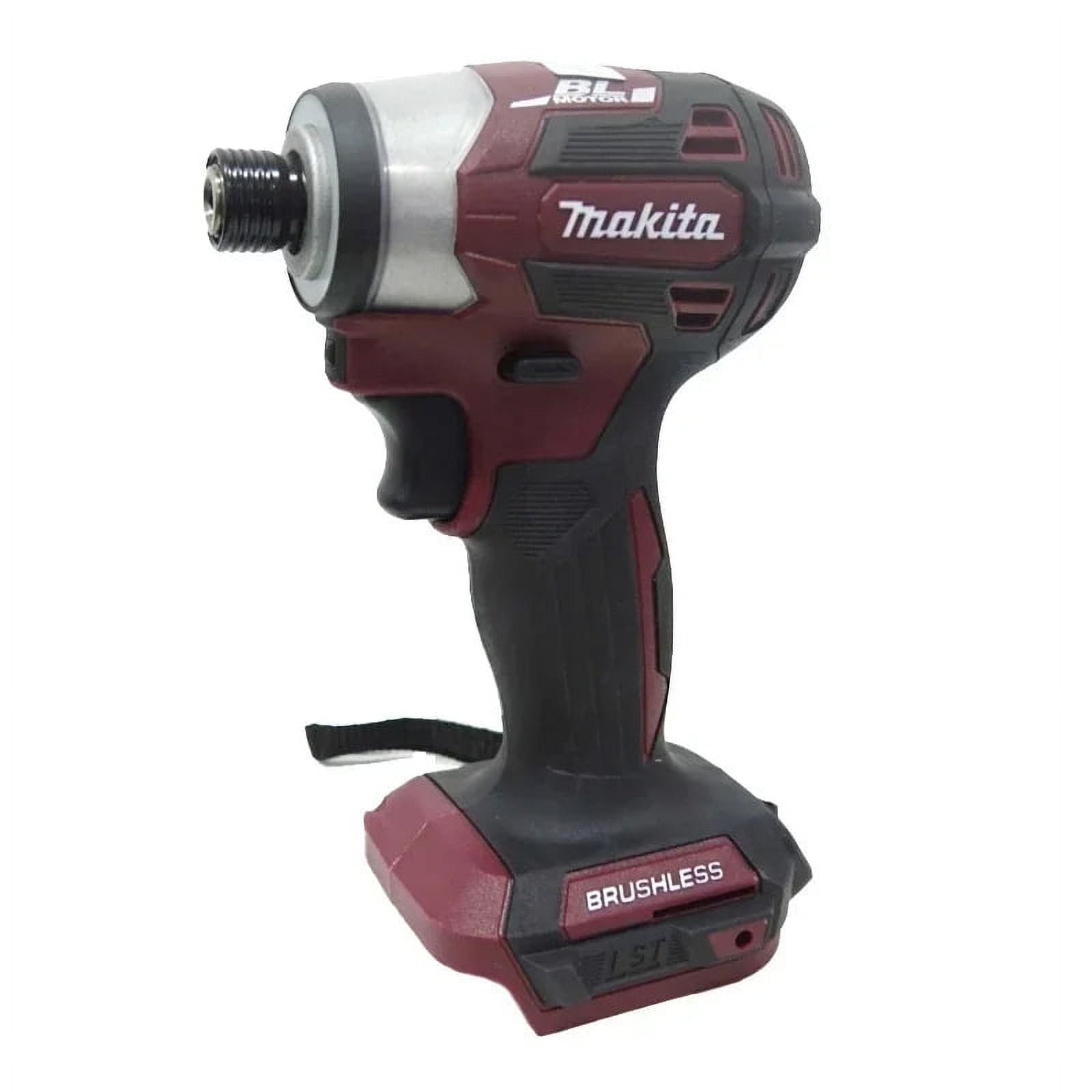 Makita DTD173 3-Speed Cordless Impact Driver 18V LXT BL Brushless Motor Electric Drill (Tool Only)-Claret
