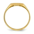 thumbnail image 2 of 14k Yellow Gold 7.0x8.5mm Signet Ring, 2 of 9