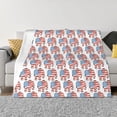 thumbnail image 1 of Fotbe Elephant Manta de Franela con Estampado, Manta Ultrasuave para Cama, Sofá, Auto, Hipoalergénica y Antibolitas-40"x30", 1 of 6