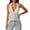 White, variant on Halter Tops for Women Summer Sleeveless Deep V Neck Polka Dots Backless Ruffle Hem Crop Peplum Tank Tops Y2k Going out Top