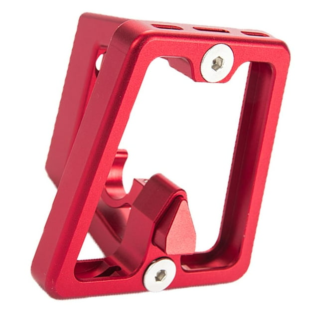 Soporte de Soporte de Primera para Bloque de Soporte Frontal de Bicicleta con Tornillos de Montaje Y Clips para Bicicleta Plegable rojo Soledad Soporte delantero plegable para bicicleta