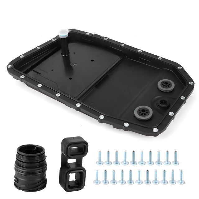 Conjunto de cárter de aceite de transmisión ZF-6HP26 con sellos y kit de pernos de manguito, apto para Jaguar S-Type, XF, XJR y XK8.