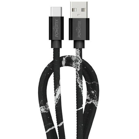 Liquipel Type C Marble Cable - Blk/Silver