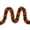 A, variant on 118inch Pre-lit Christmas Garlands with LED Lights Artificial Xmas Decoration Lighted Garland for Balcony Mantel Stair Handrail Indoor Outdoor