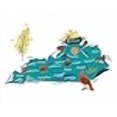 thumbnail image 3 of Allport Editions Hello : Kentucky Kitchen Towel - 100% Cotton Kitchen Dish Towel, 3 of 3