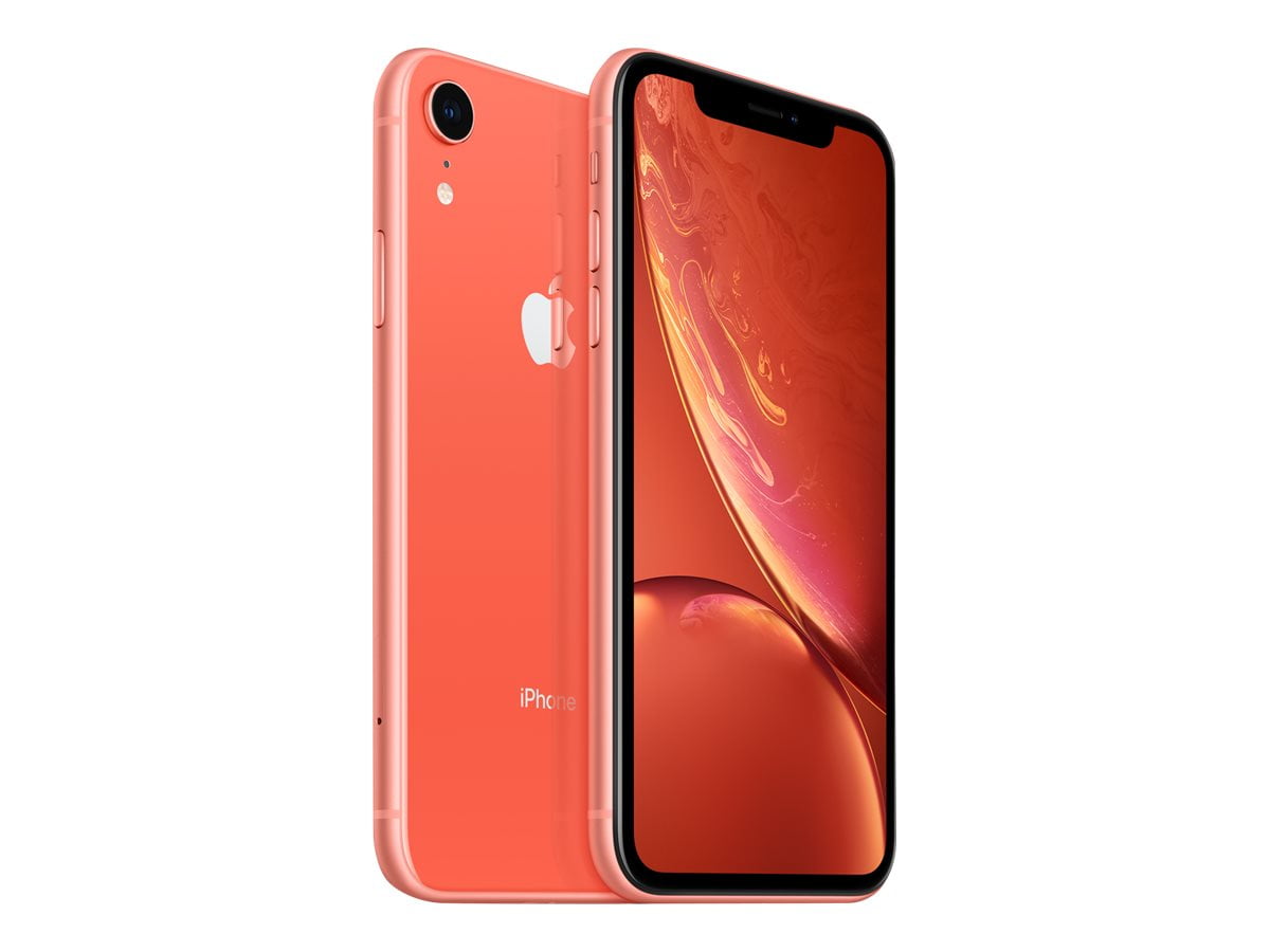 Restored Apple iPhone XR Fully Unlocked Coral 256GB (Refurbished