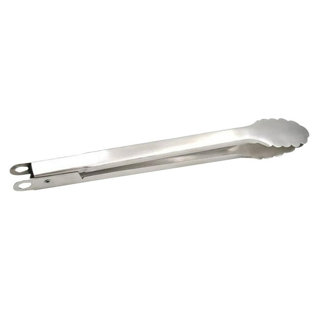 Pinza De Cocina - Acero Inoxidable Antiadherente Agarre Resistente Al Calor - Trab Para Cocinar Hornear Asar Y Servir, E Baoblaze Pinza de cocina de acero inoxidable