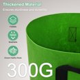 thumbnail image 5 of Uxcell 5 Pack Plant Grow Bags 7 Gallon Grow Bags 300G Thickened Fabric Pots with Handles Plant Garden Grow Pots Green, 5 of 7