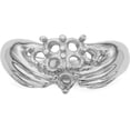 thumbnail image 4 of Solid 14k White Gold 7 Stone Family Ring Mounting no stones included, 4 of 6