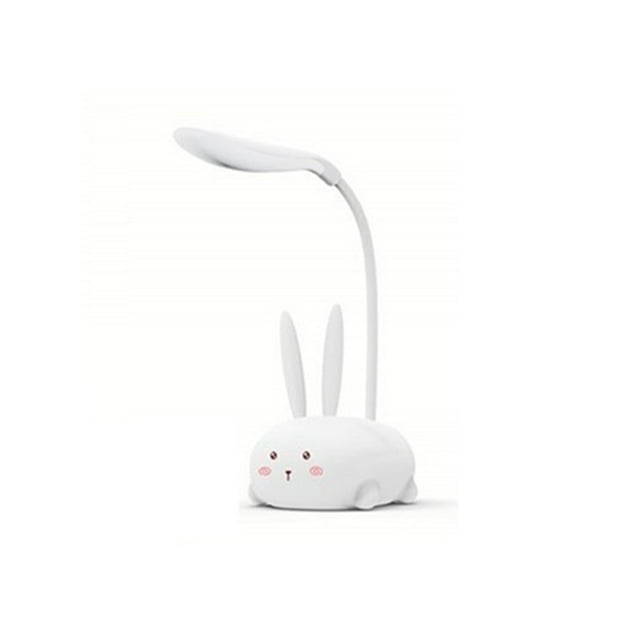 Xingzhi Night Light Eye Protection Energy-saving Adjustable Reading Lamp USB Charging LED Table Lamps Home School Dormitory Kids rabbit/3W