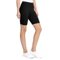 thumbnail image 2 of Women's High Waist Workout Shorts Activewear Stretch Biker Fit, 2 of 4